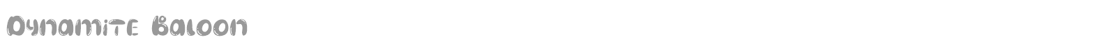 Dynamite Punch font preview